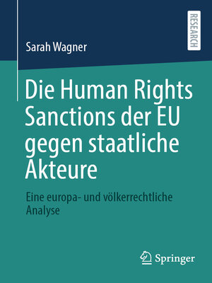 cover image of Die Human Rights Sanctions der EU gegen staatliche Akteure